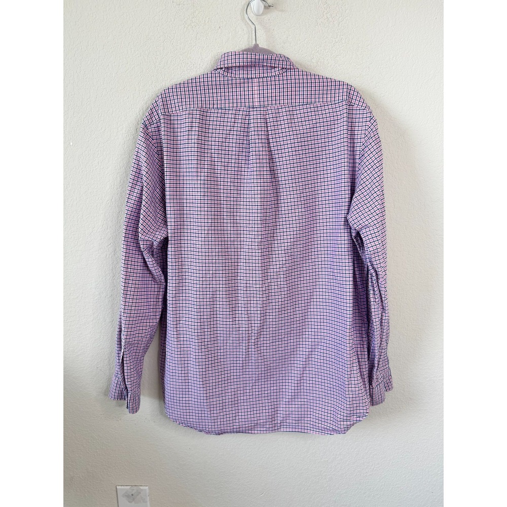 Ralph Lauren Classic Fit Button Down Shirt Men's XL Pink Check Preppy Old Money‎ - Picture 7 of 7